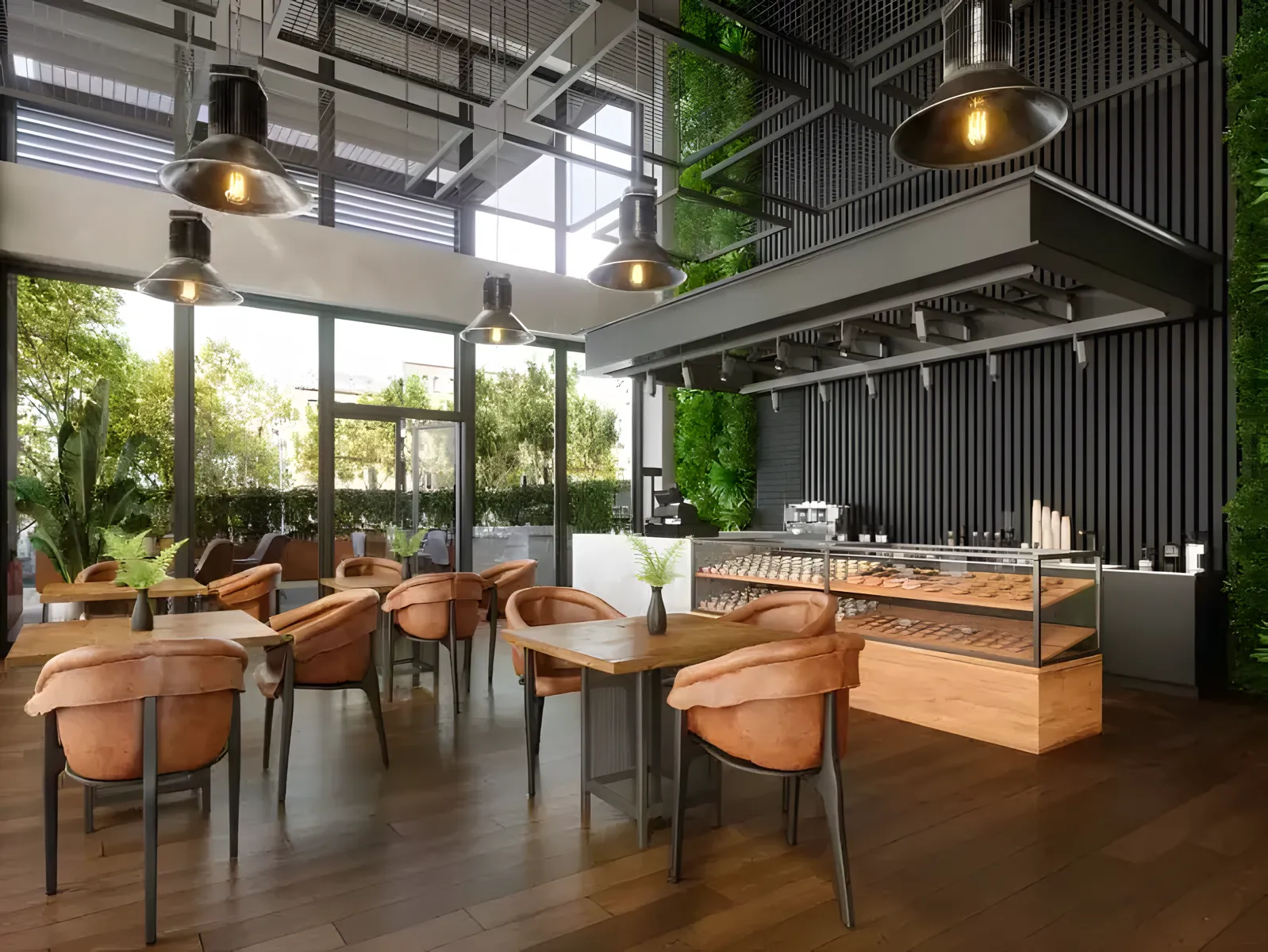 Delta New Palm Beach Airoli — double-height lobby and arrival experience